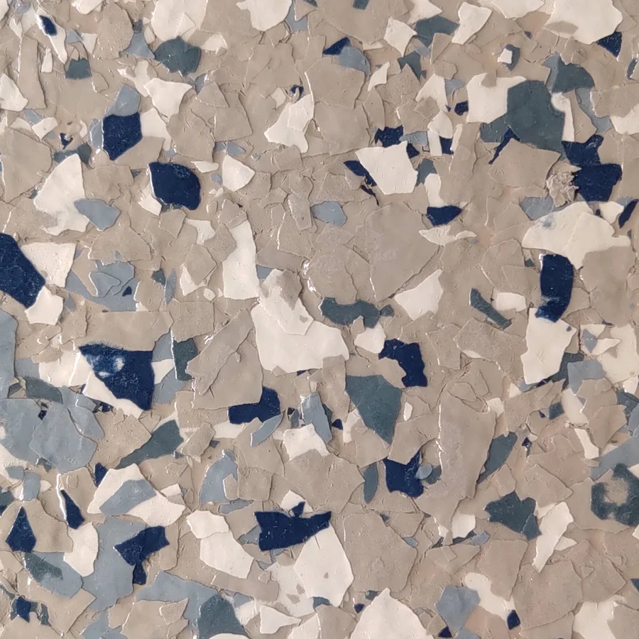 Stonewash flake blend