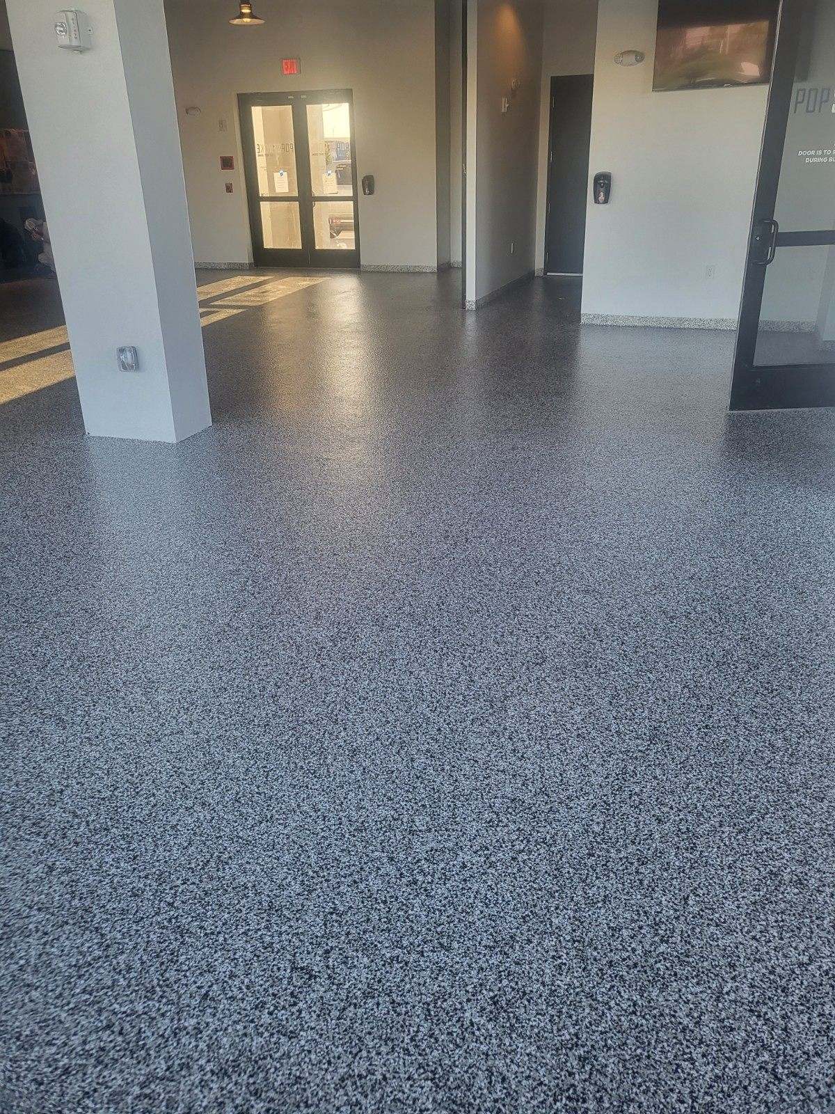 Epoxy garage floor project 3