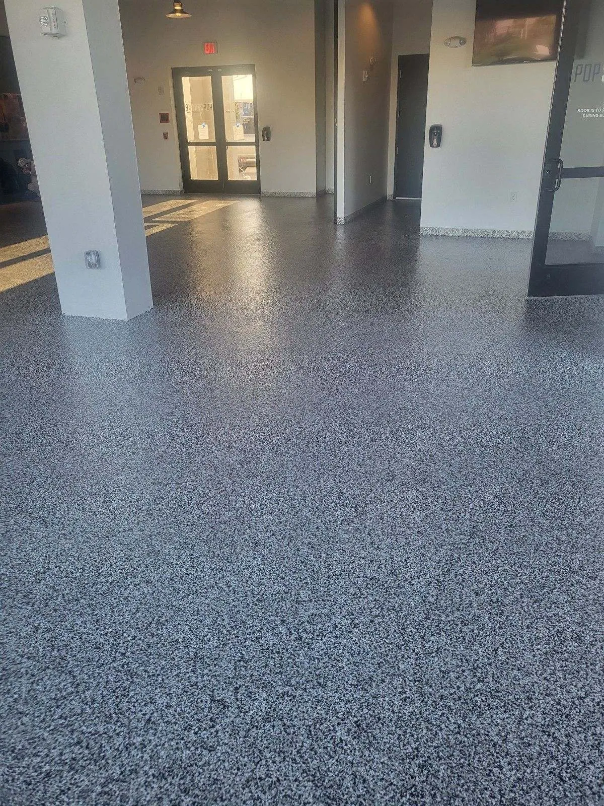 Epoxy garage floor project 3