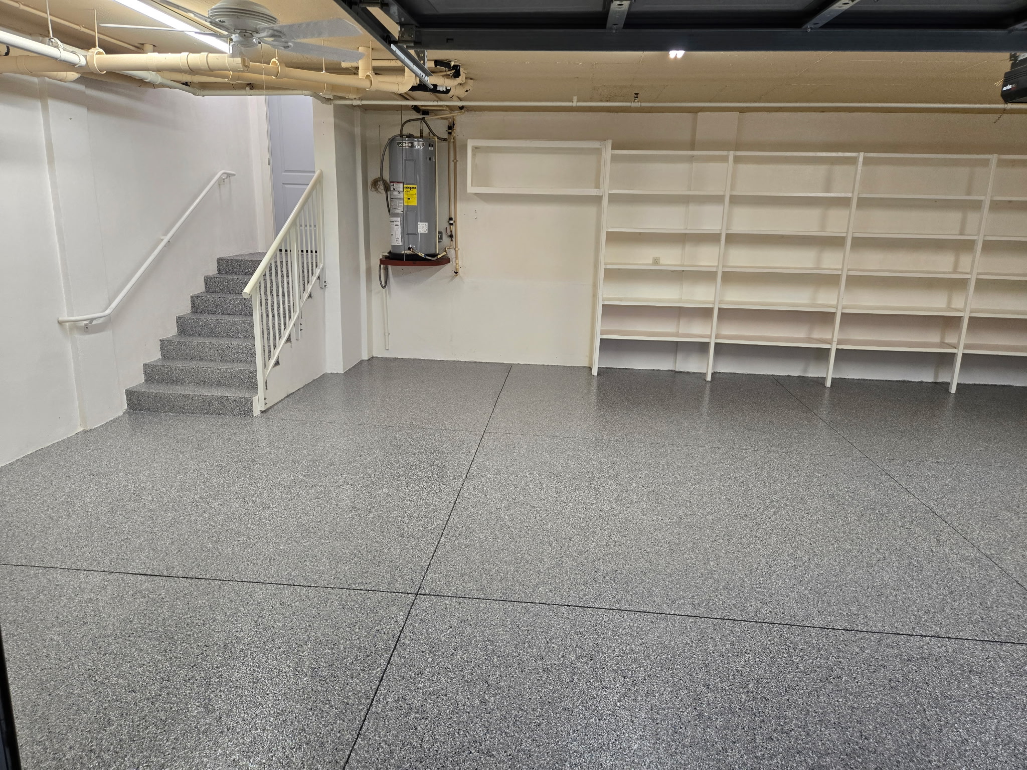 Epoxy garage floor project 4