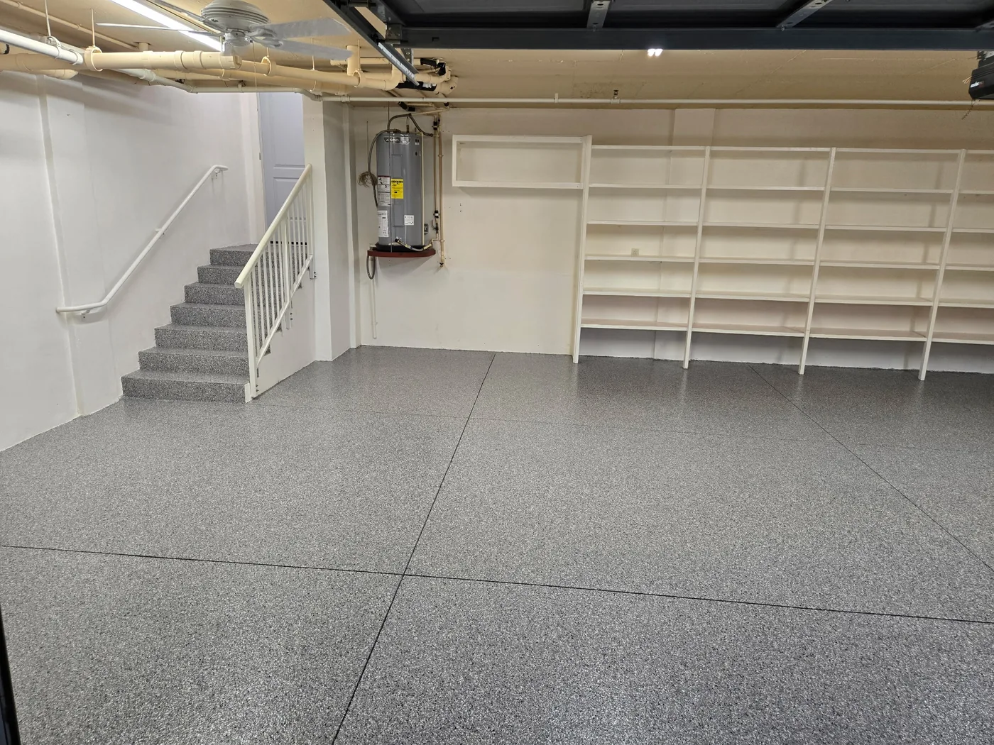 Epoxy garage floor project 4