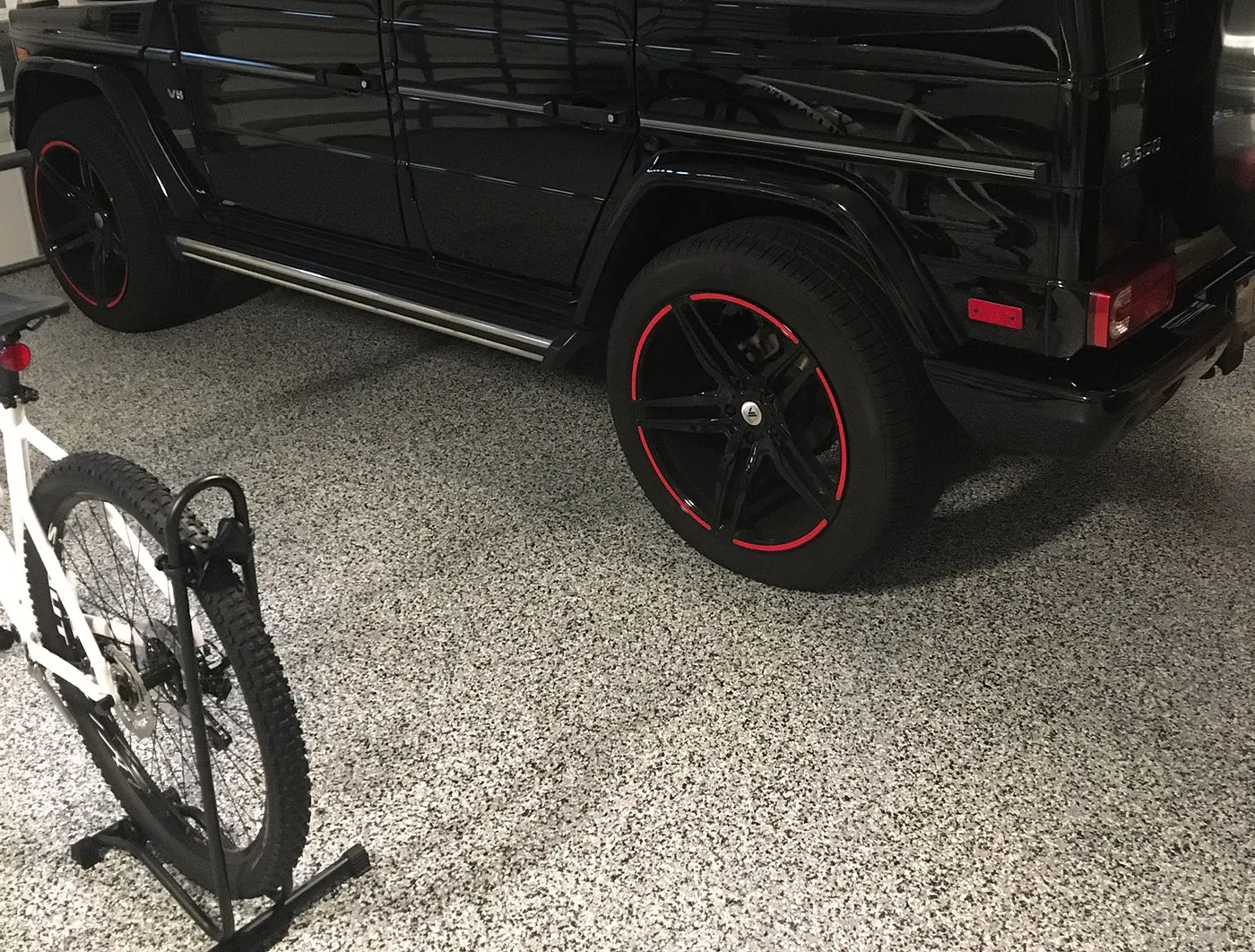 Epoxy garage floor project 5