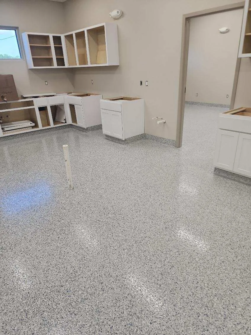 Epoxy kitchen floor project